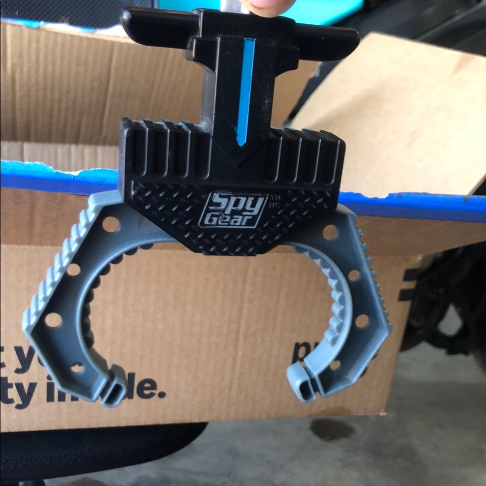 Spy Gear Handcuffs with Black and Gray Design
